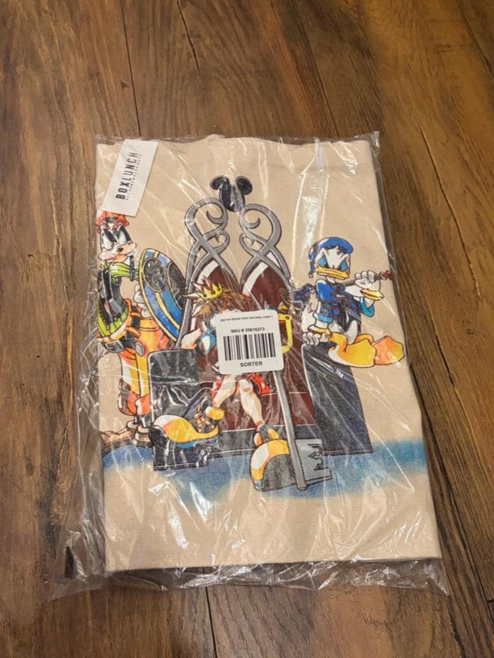 Disney Kingdom Hearts Character Canvas Tote Bag - Picture 3 of 4